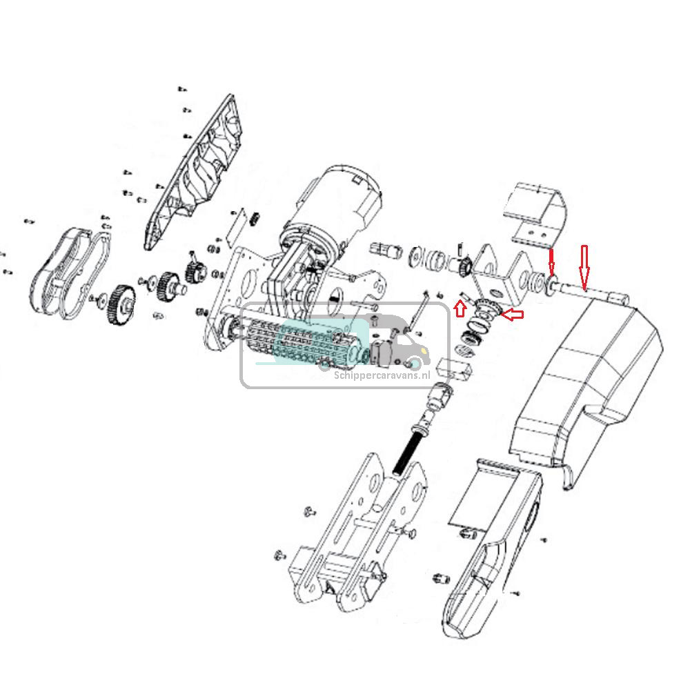 Enduro Basisframe Motoreenheid B EM303+