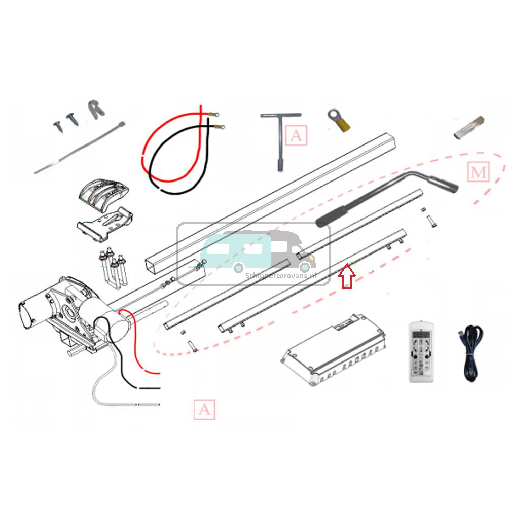 P1 Duostang Verbindingspijp