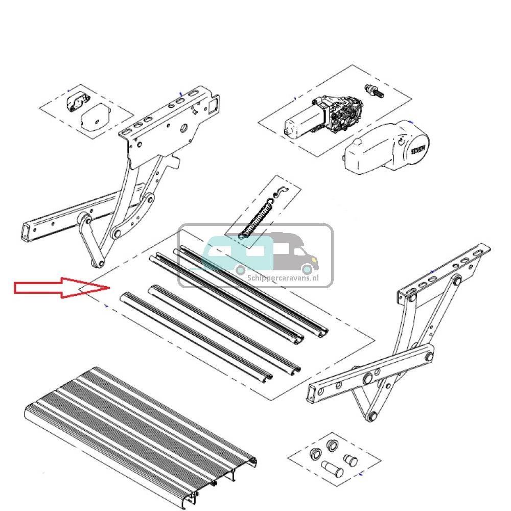 Thule Step 460 con. profiles V10 (3pc) 1500602276