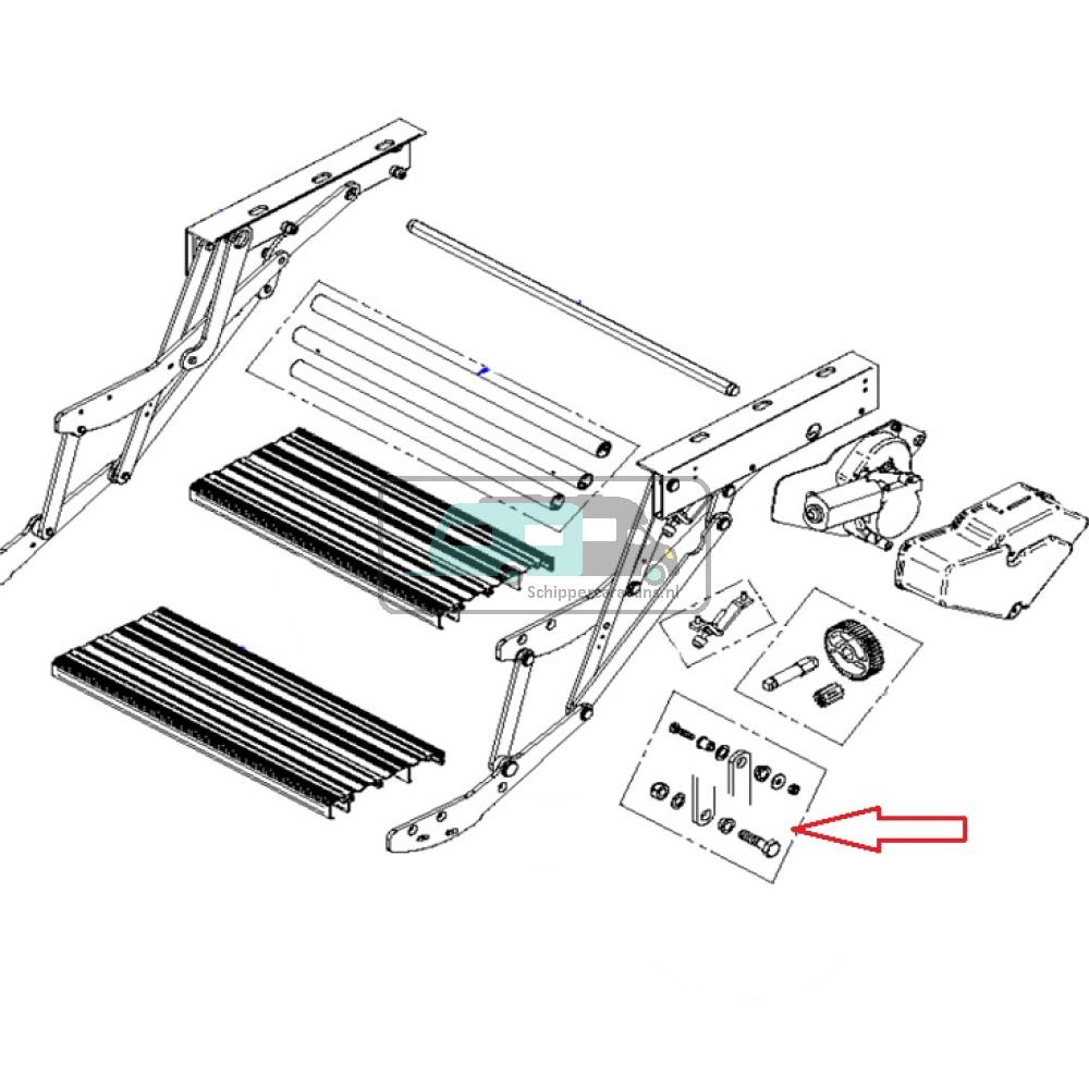 Thule reapir kit rivet double step skirt 