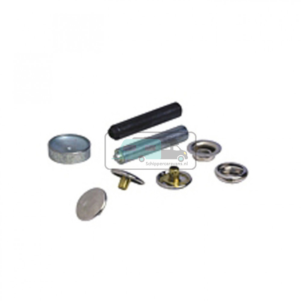 HTD Drukknopen met Pons voor Isolatiedoek 12st