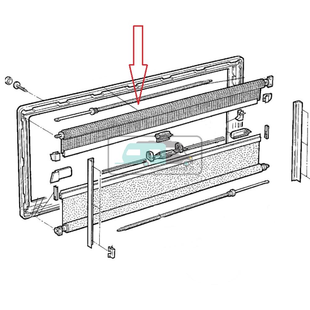 Dometic S5 Vliegenhor rollo 90 x 60