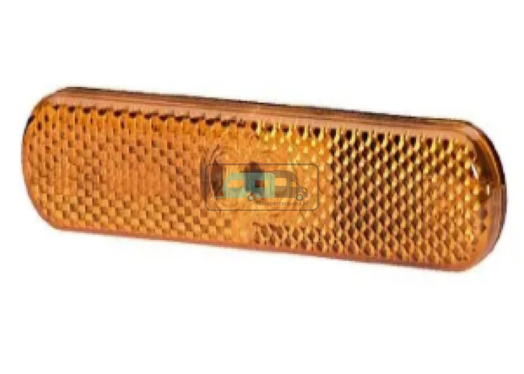 Hella Zijmarkering LED met Reflector Rechthoekig Opbouw Oranje