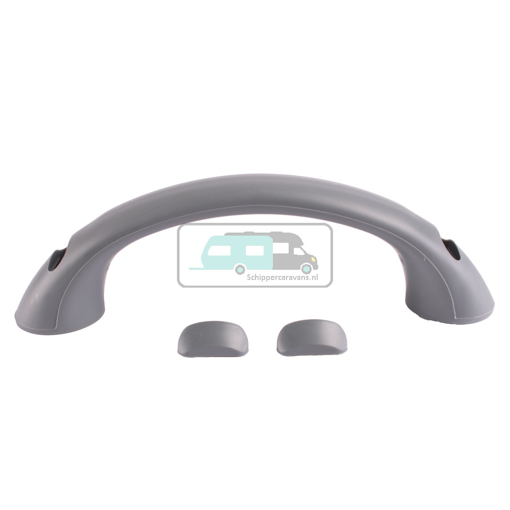 Rangeergreep Ovaal 16.8cm Antraciet