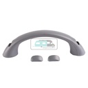 Rangeergreep Ovaal 16.8cm Antraciet