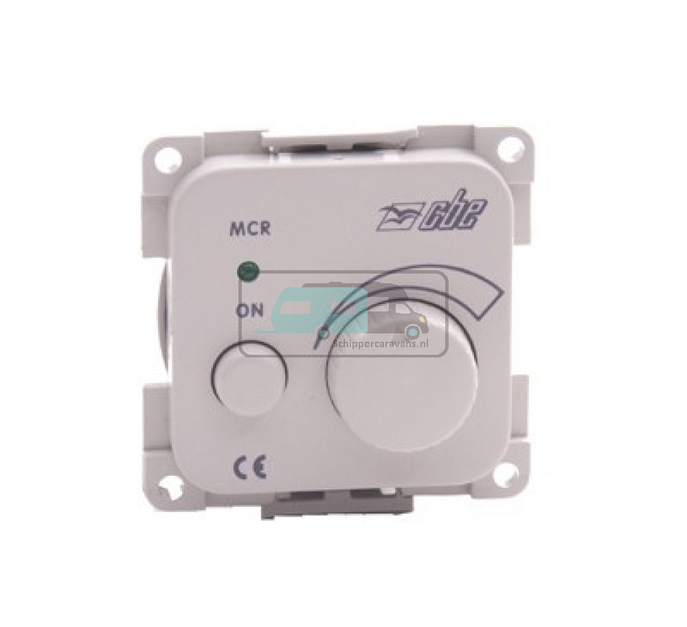 Presto Dimmer Lamp/Ventilator 12V Lichtgrijs S-10.000