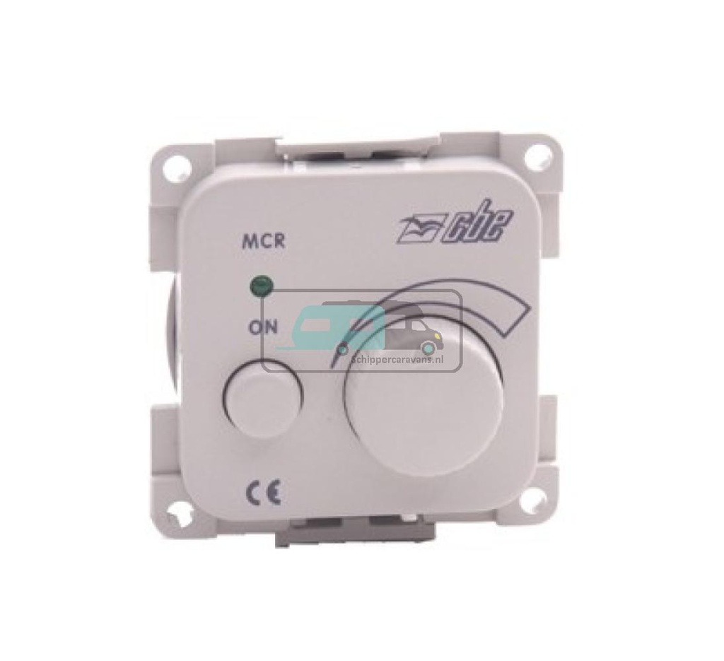 Presto Dimmer Lamp/Ventilator 12V Lichtgrijs S-10.000