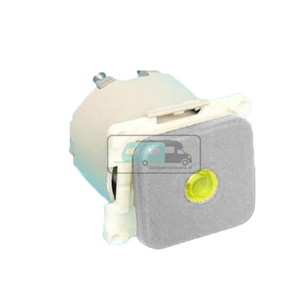 Presto Wipschakelaar met Lampje Inbouw Grijs S-10.000