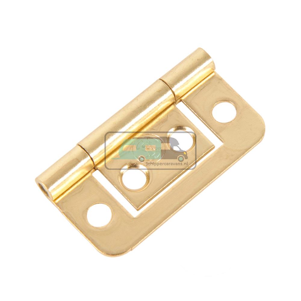 Lengte 38mm. messing à 2 st.