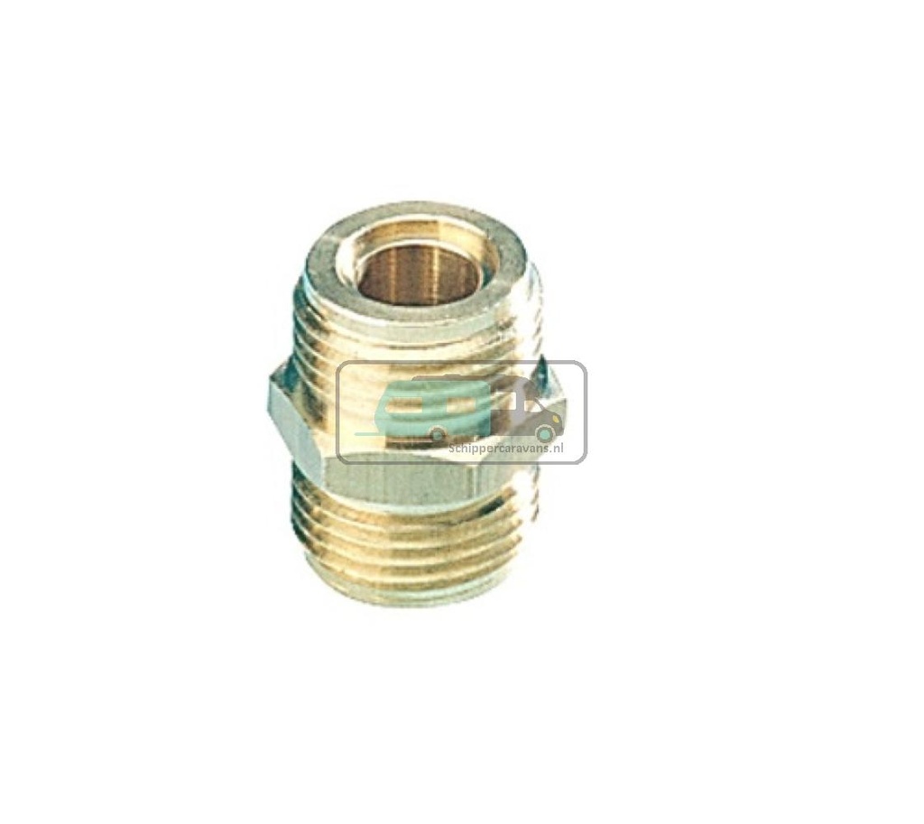 Koppeling dubbel 20x1,5(M)