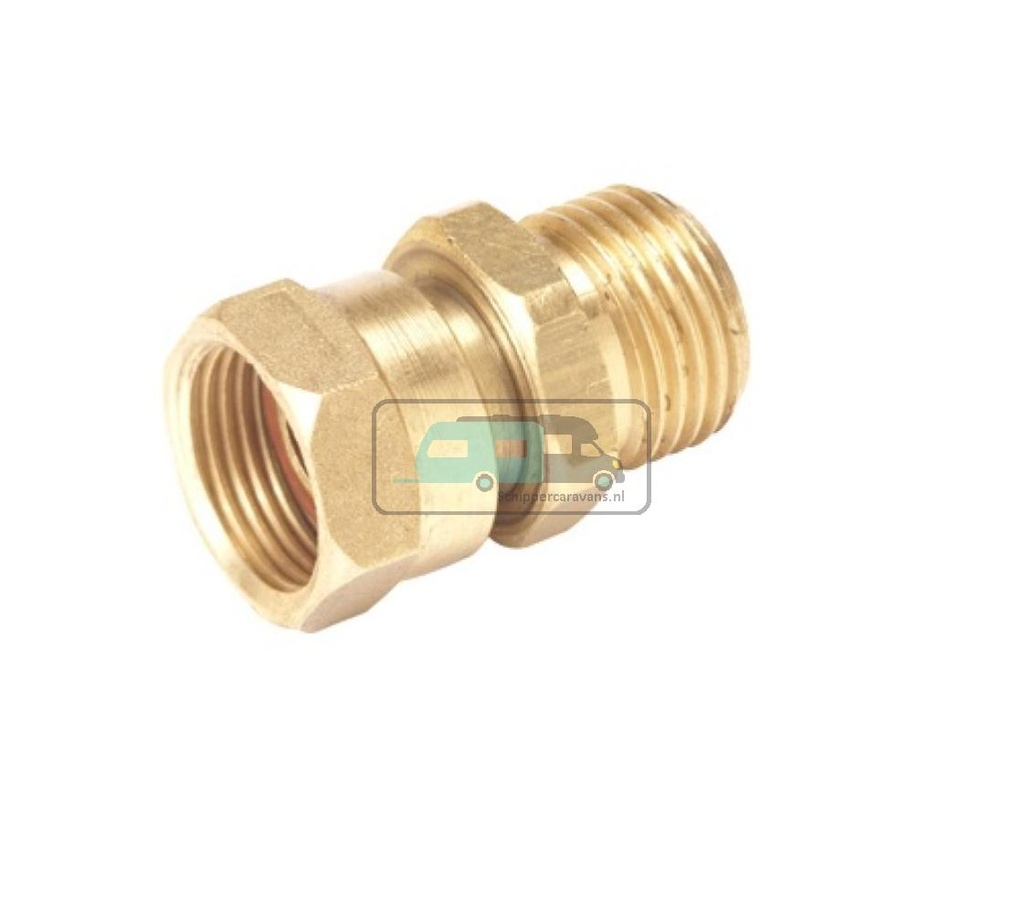 Koppeling 20x1,5(F)-G1/2 Inch (M)