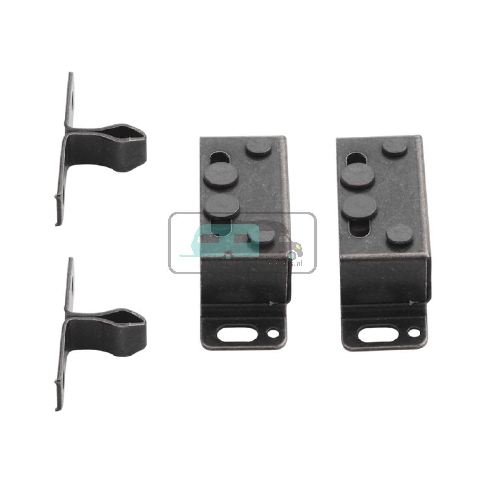 Dubbele rolsnapper metaal brons