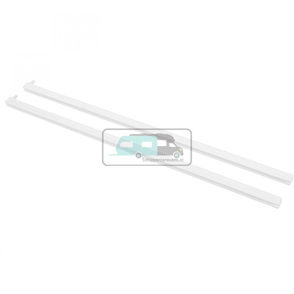 Spiegelscharnier Wit 359mm à 2 stuks.