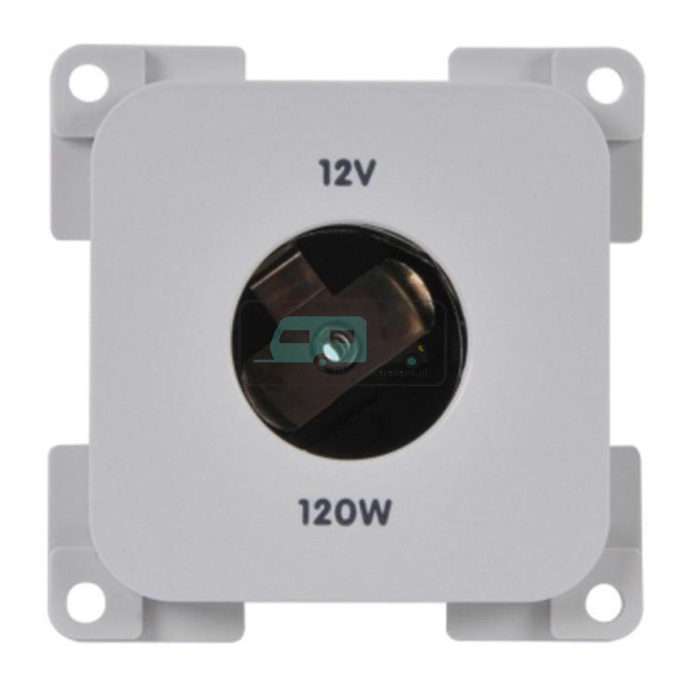 Presto Contactdoos 12V Groot Inbouw S-10.000 Grijs