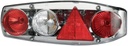 Hella Achterlicht Caraluna II Plus Rem/ Knipper/ Mist/ Achteruitrij/ Driehoek Reflector Rechts