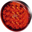 Hella Achterlicht en Remlicht LED Inbouw Rood Glas