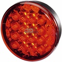 Hella Achterlicht en Remlicht LED Inbouw Rood Glas