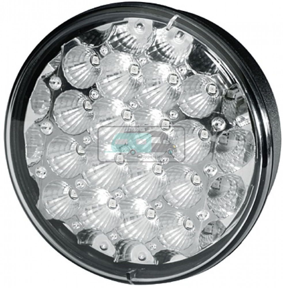 Hella Knipperlicht 24 LEDs Rond Wit 12/24V