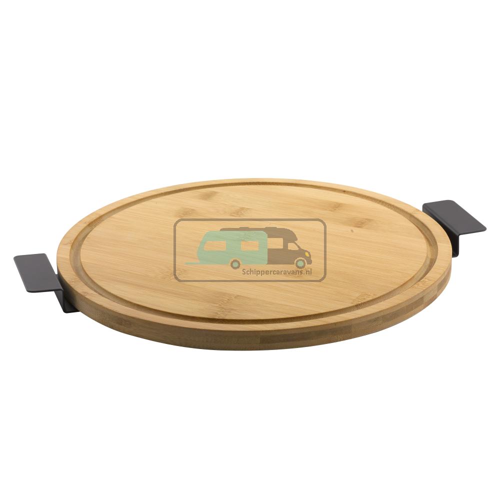 ViaMondo Serveerplank met Greep Draaibaar Bamboe