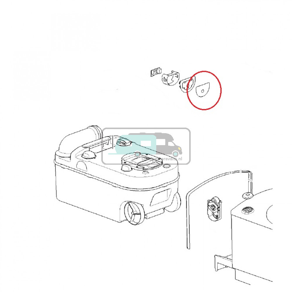 Thetford C220 Sticker Control Panel