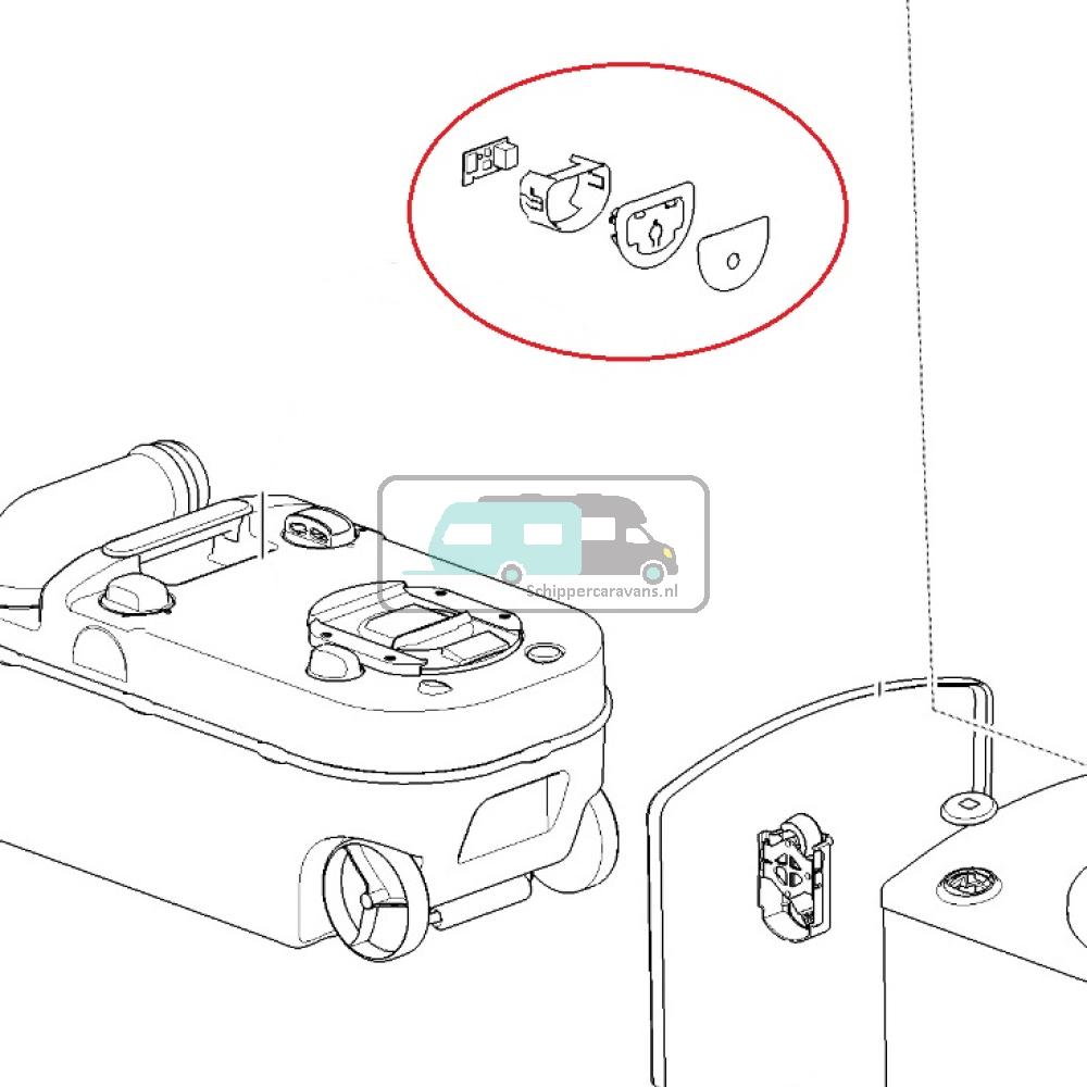 Thetford C220 Control Paneel / Wall Interface