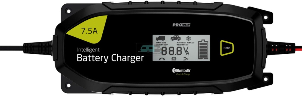 ProUser Acculader IBC7500B 12V/24V BlueTooth