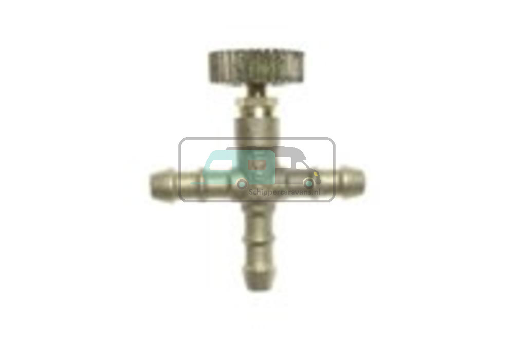 T-stuk Slangaansluiting met Kraan