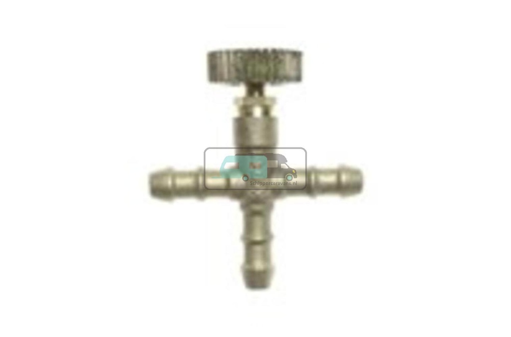 T-stuk Slangaansluiting met Kraan