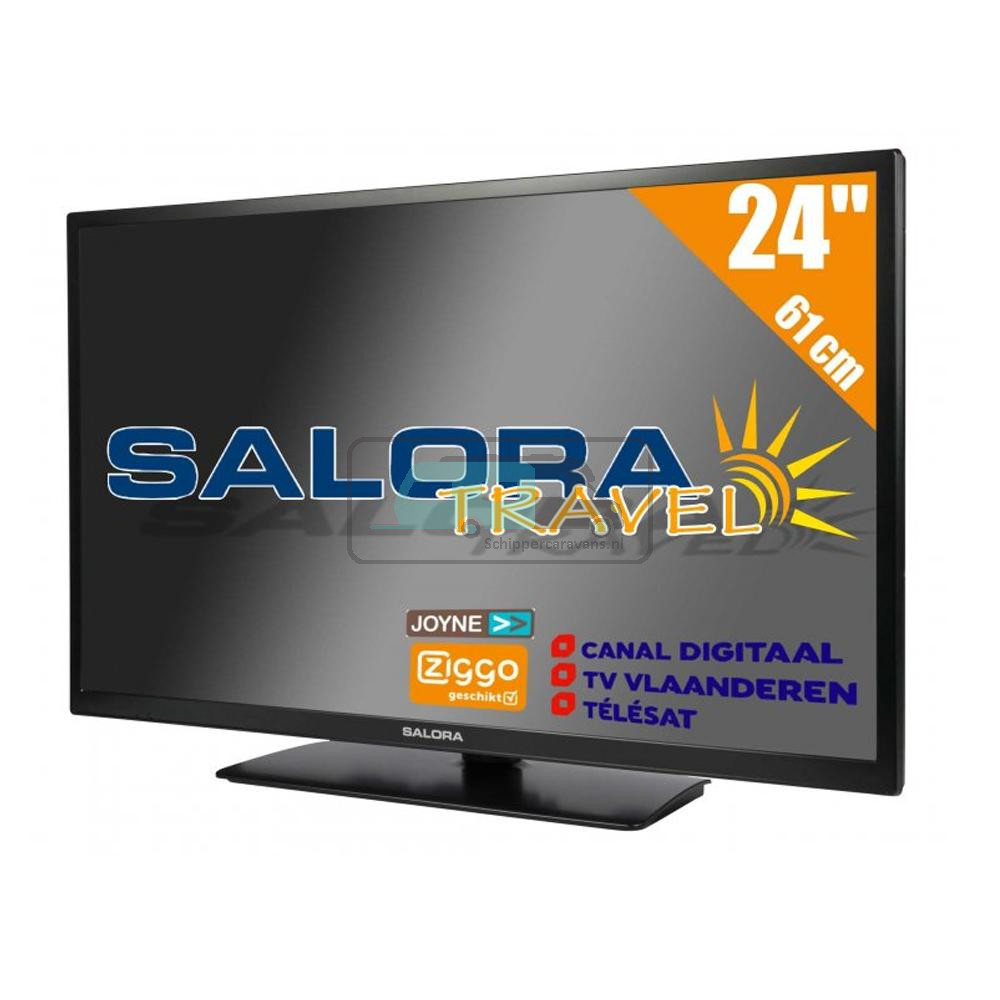 Salora 24'' TV Travel LED 12/230V