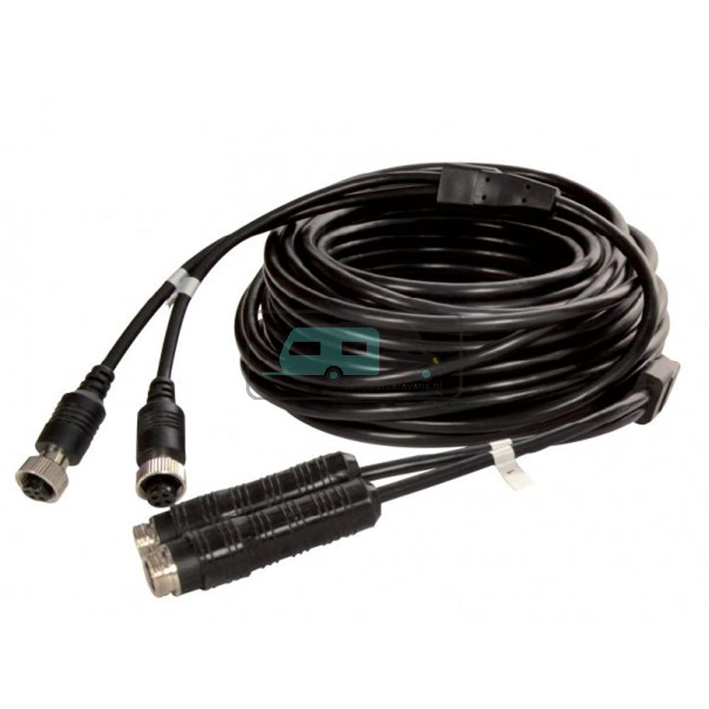 Vechline Videokabel met Dubbele Ingang 15mtr