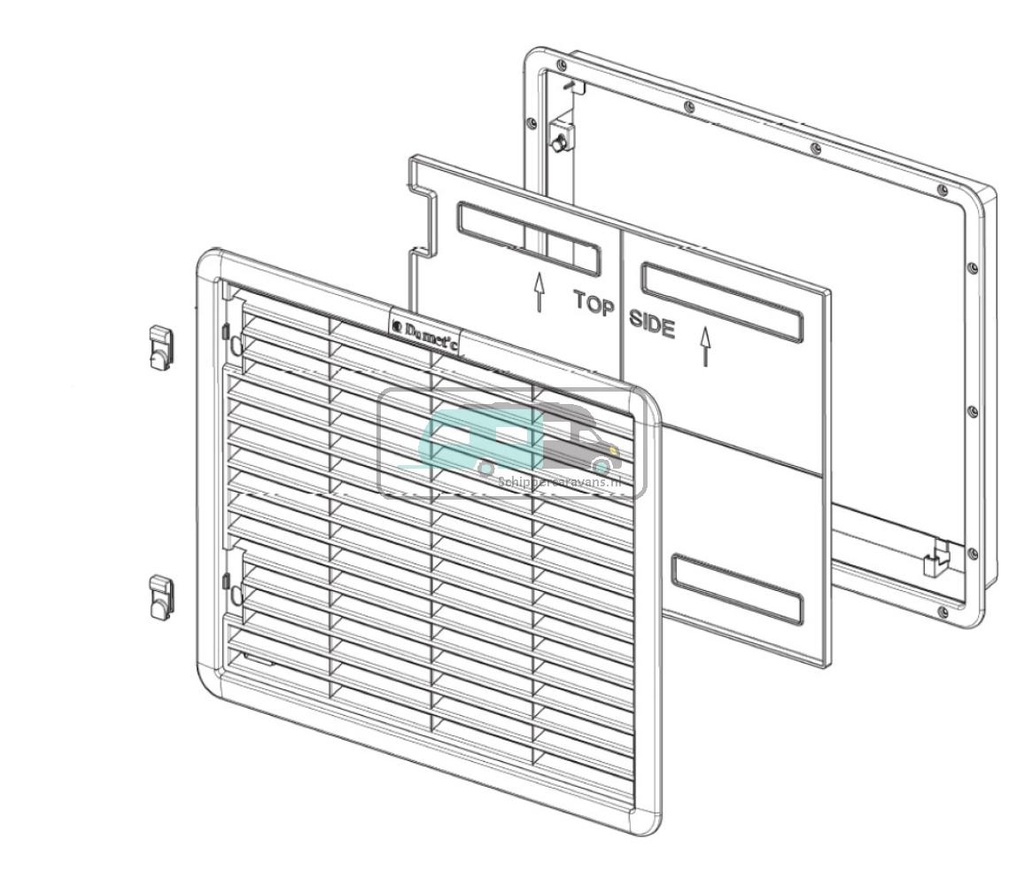 Dometic Winterafdekplaat LS230