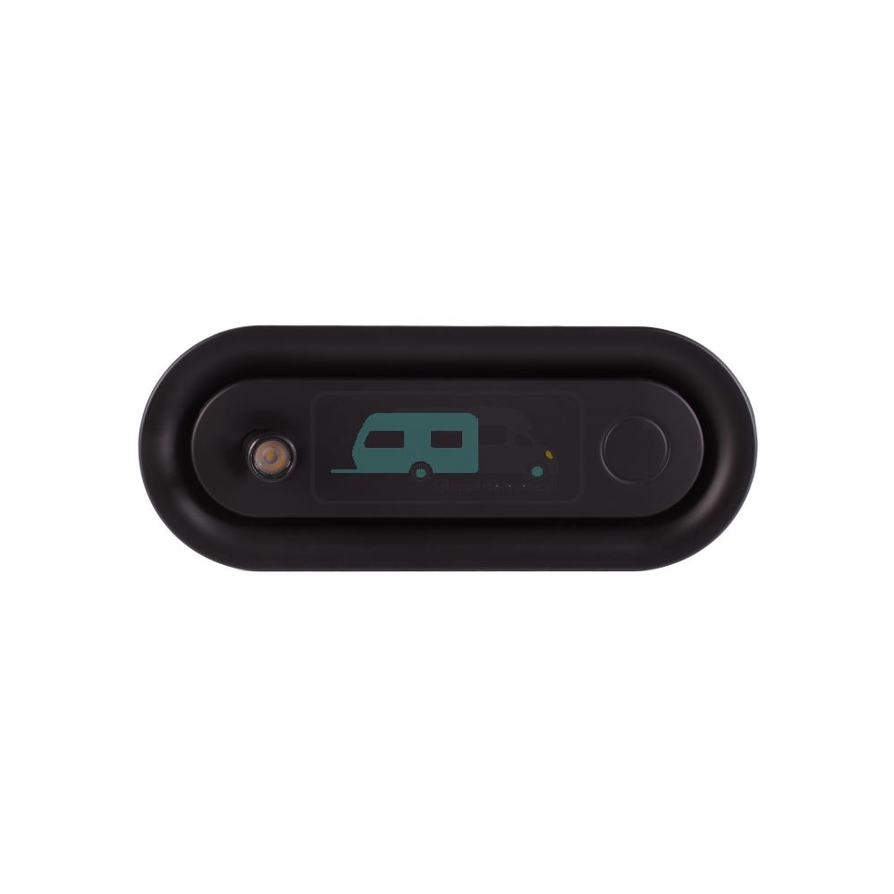 Inbouw Leeslamp LED 3-standen Zwart