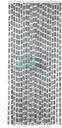 Arisol Chenille Gordijn 56x185 Grijs/Wit
