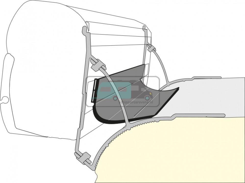 Fiamma Kit Rain Guard Van
