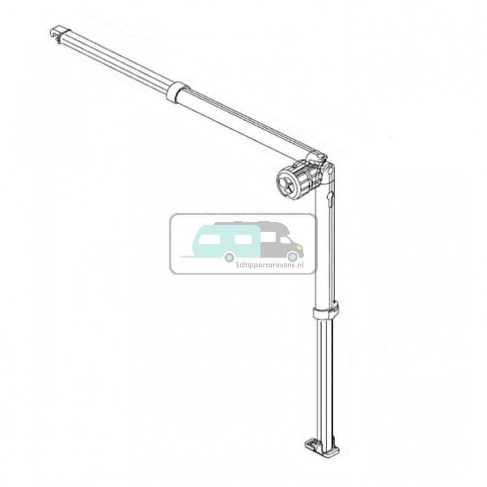 Fiamma right rafter& support leg F35 270