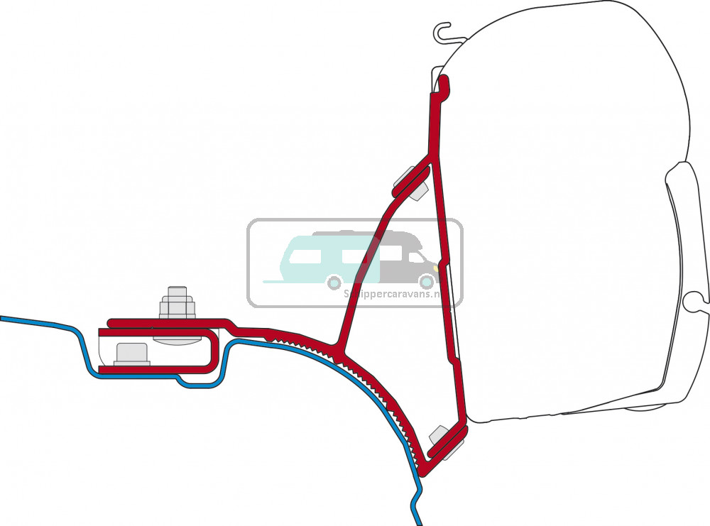 Fiamma VW T5/T6 Multivan Transporter Kit H1-L1 >2003 F45