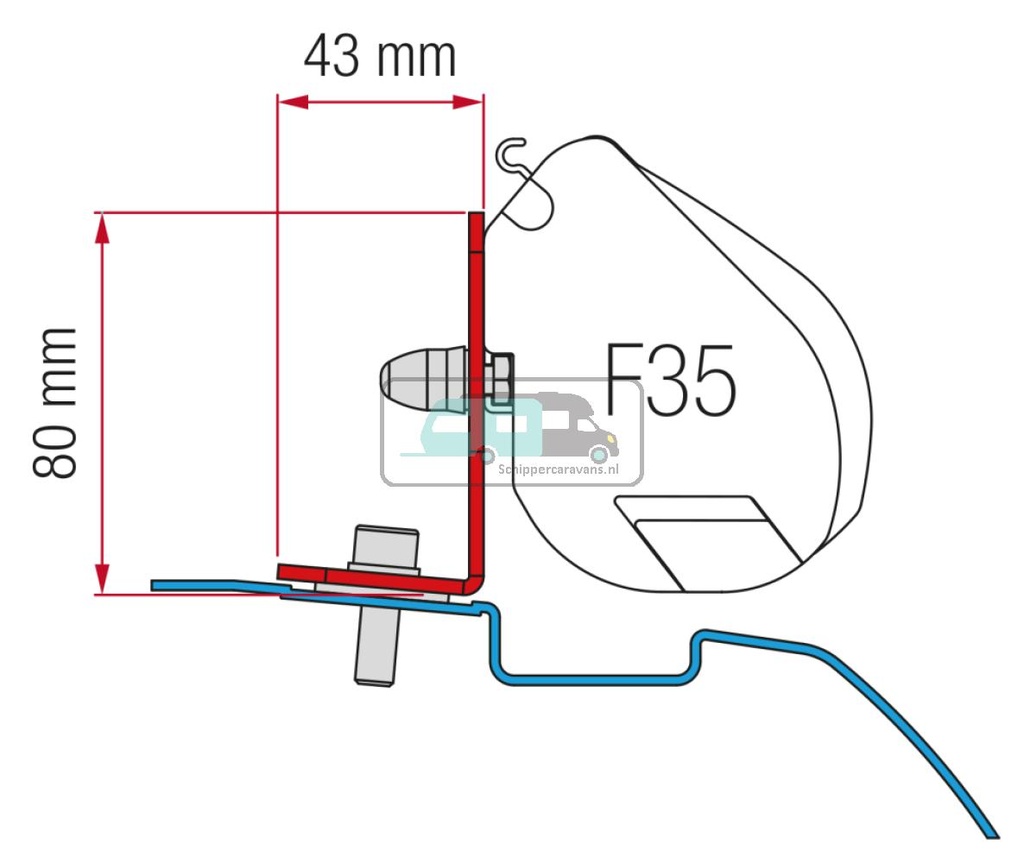 Fiamma Nissan NV200 Kit H1-L1 F35