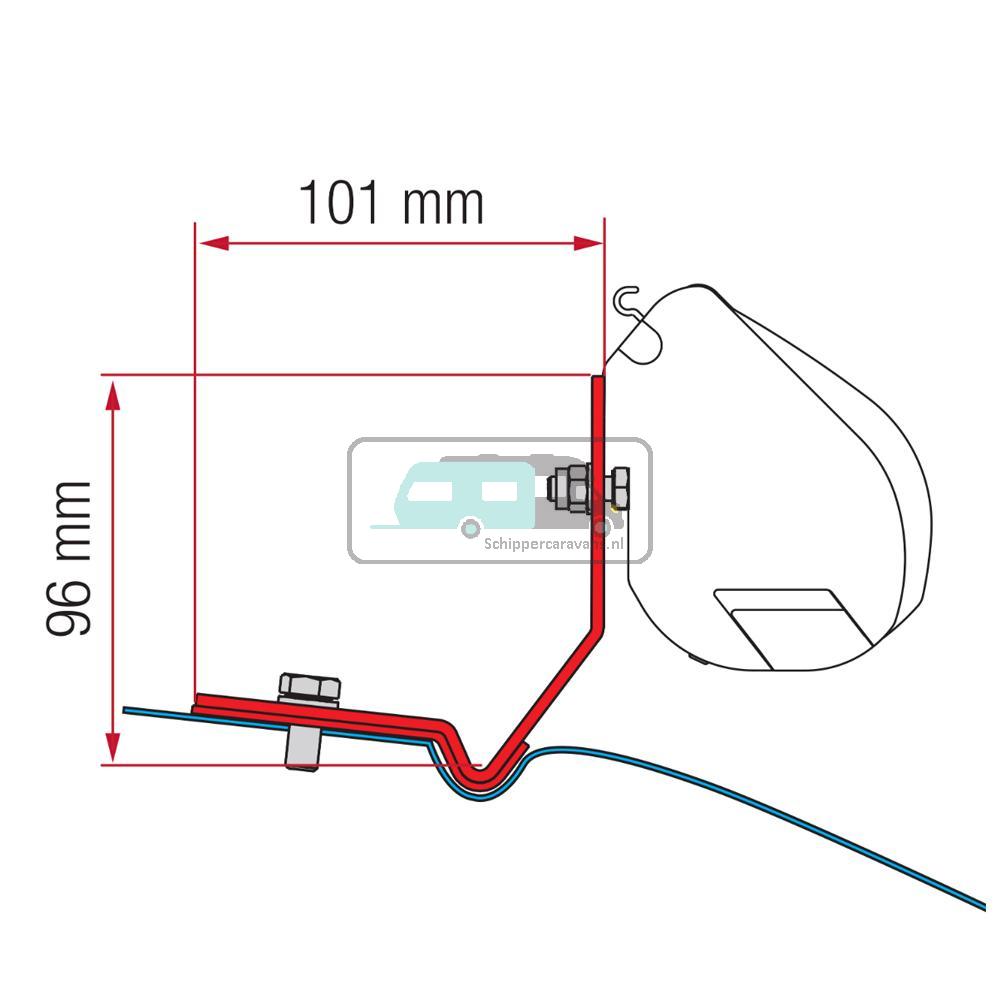 Fiamma VW Caddy Maxi Kit H1-L1 >2016 F35