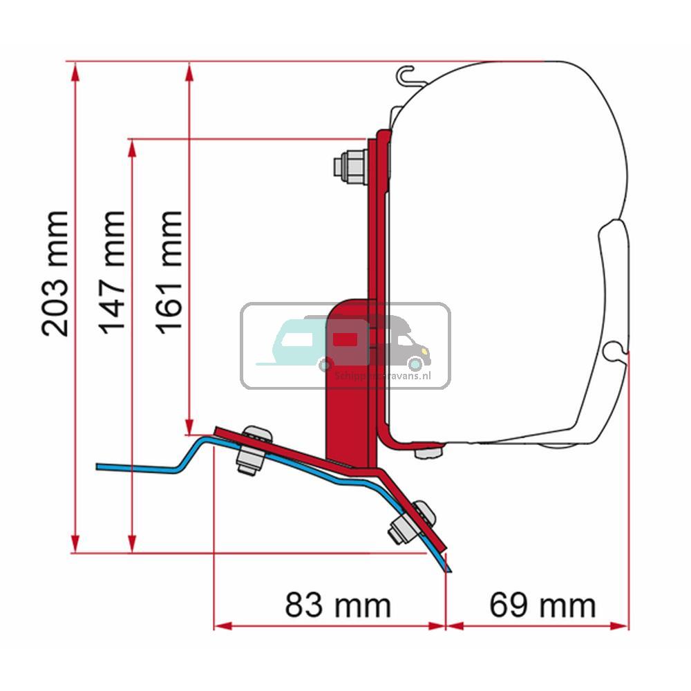 Fiamma Ford Custom Kit H1-L1 >2012 F35/F45