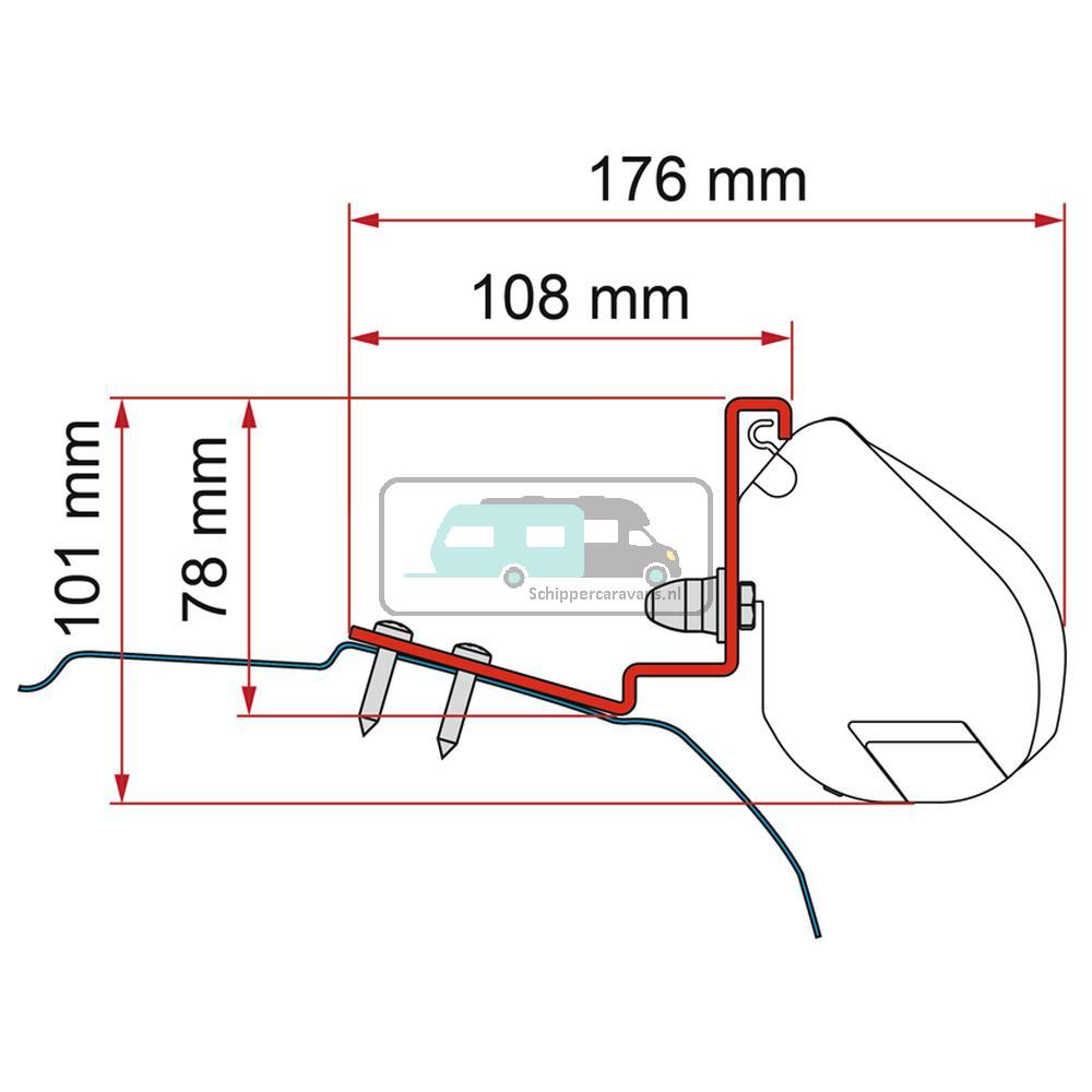 Fiamma Ford Custom Capcoast/Capland/Caplife Kit F35