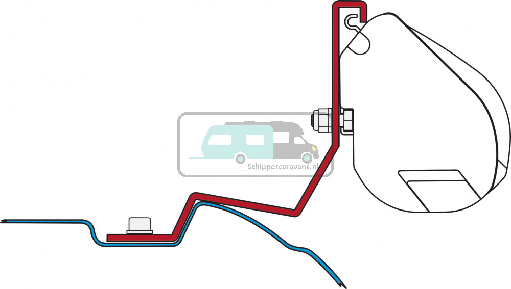 Fiamma Mercedes V-Class/Marco Polo/Viano/Vito Kit H1-L2 F35