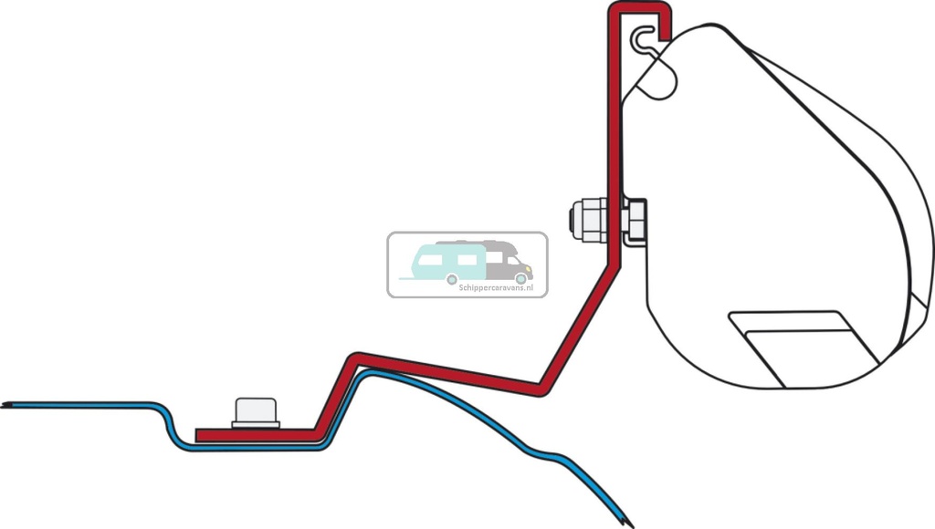Fiamma Mercedes V-Class/Marco Polo/Viano/Vito Kit H1-L2 F35
