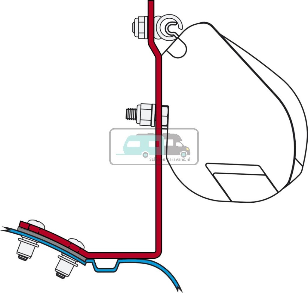 Fiamma Mercedes Vito/Marco Polo Kit H1-L1 1996-2003 F35