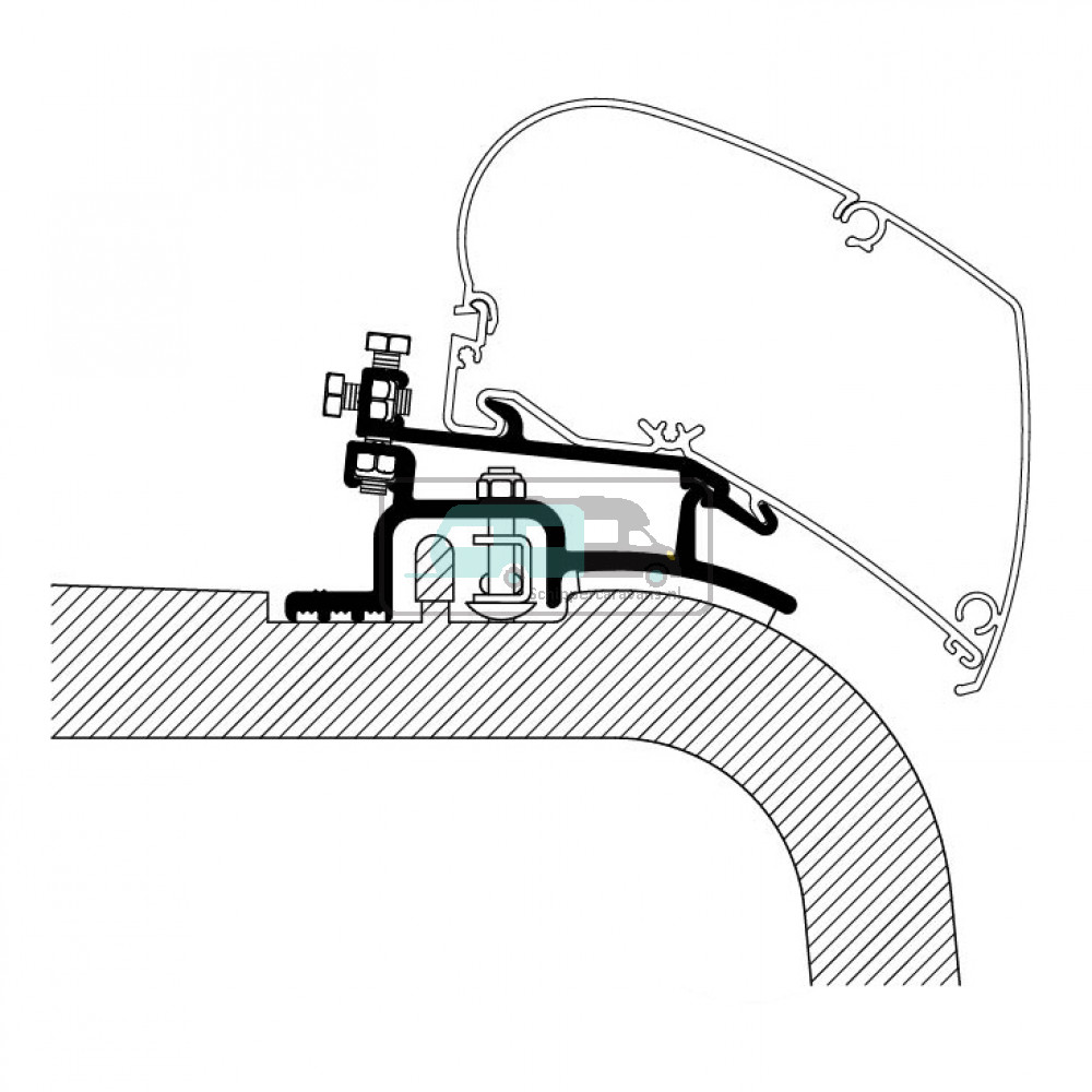 Thule Ducato/Jumper/Boxer Adapter 1994-2006