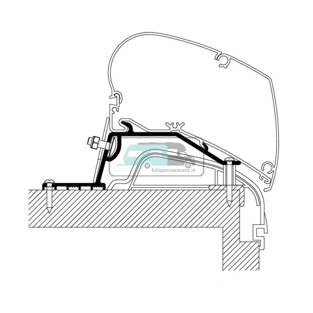 Thule Hobby Premium/Ontour Roof Adapter