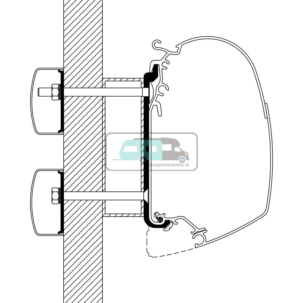 Thule Eden/Allegro/Trigano Adapter >2010