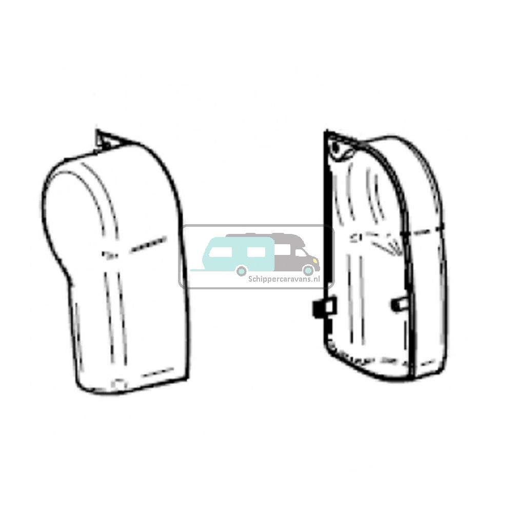 Thule Eindkap Mainhousing LH+RH 4900 Wit