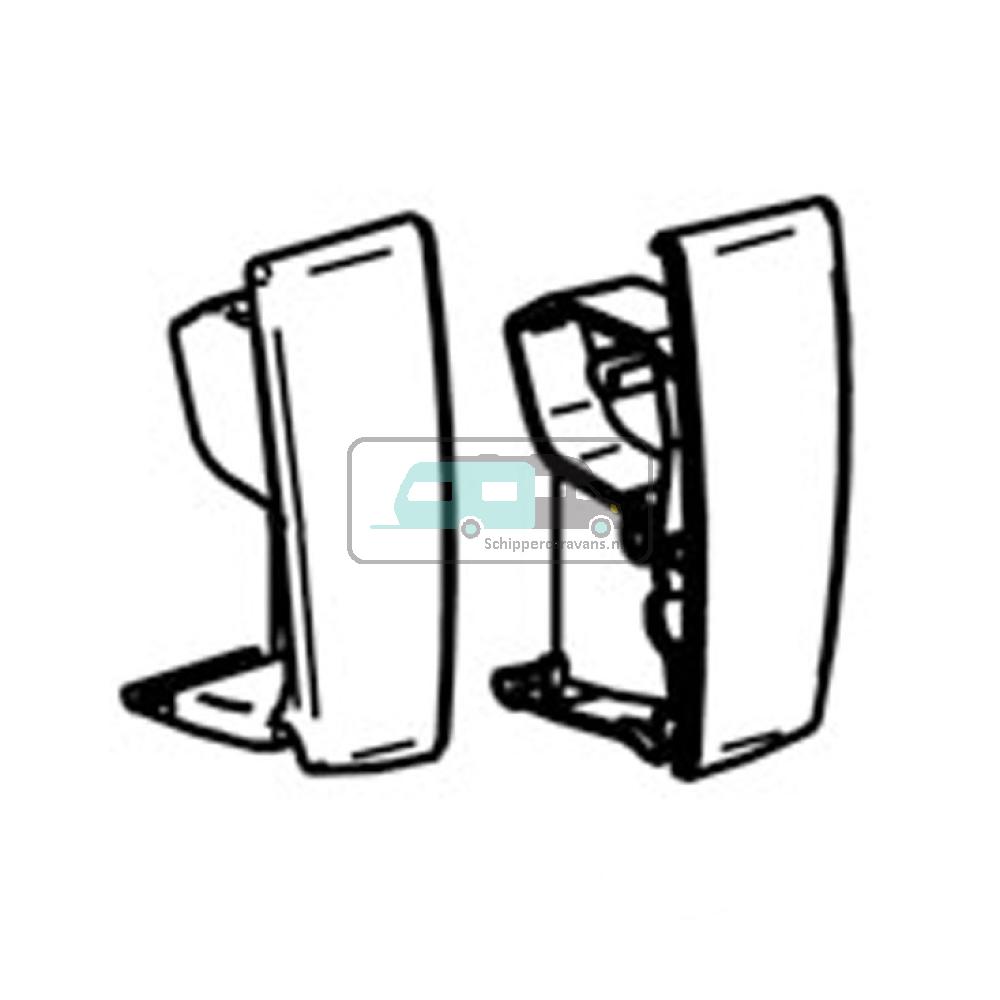 Thule LH+RH Endcap leadrail 6200 antra