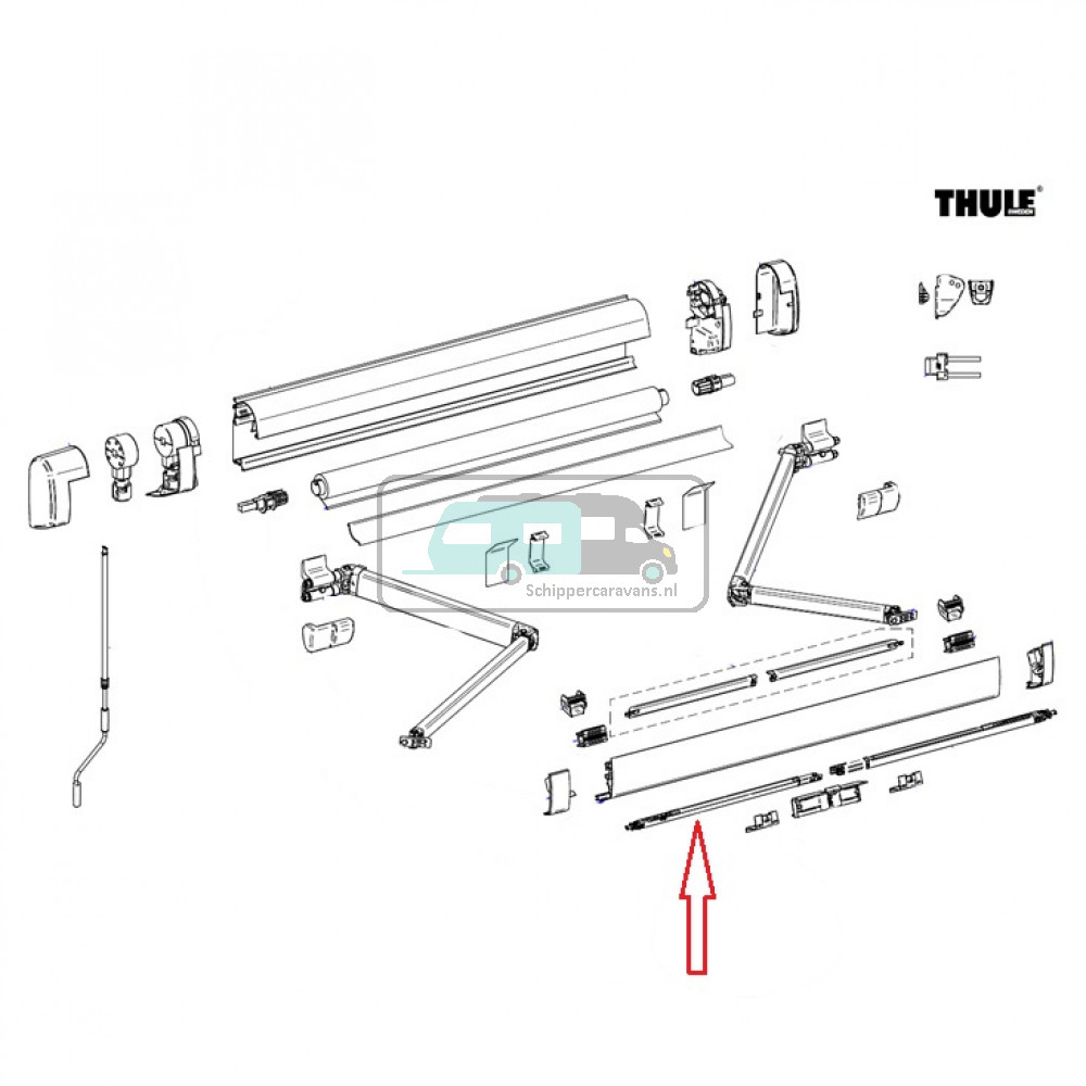 Thule Support Arm 5200 2.60 XL
