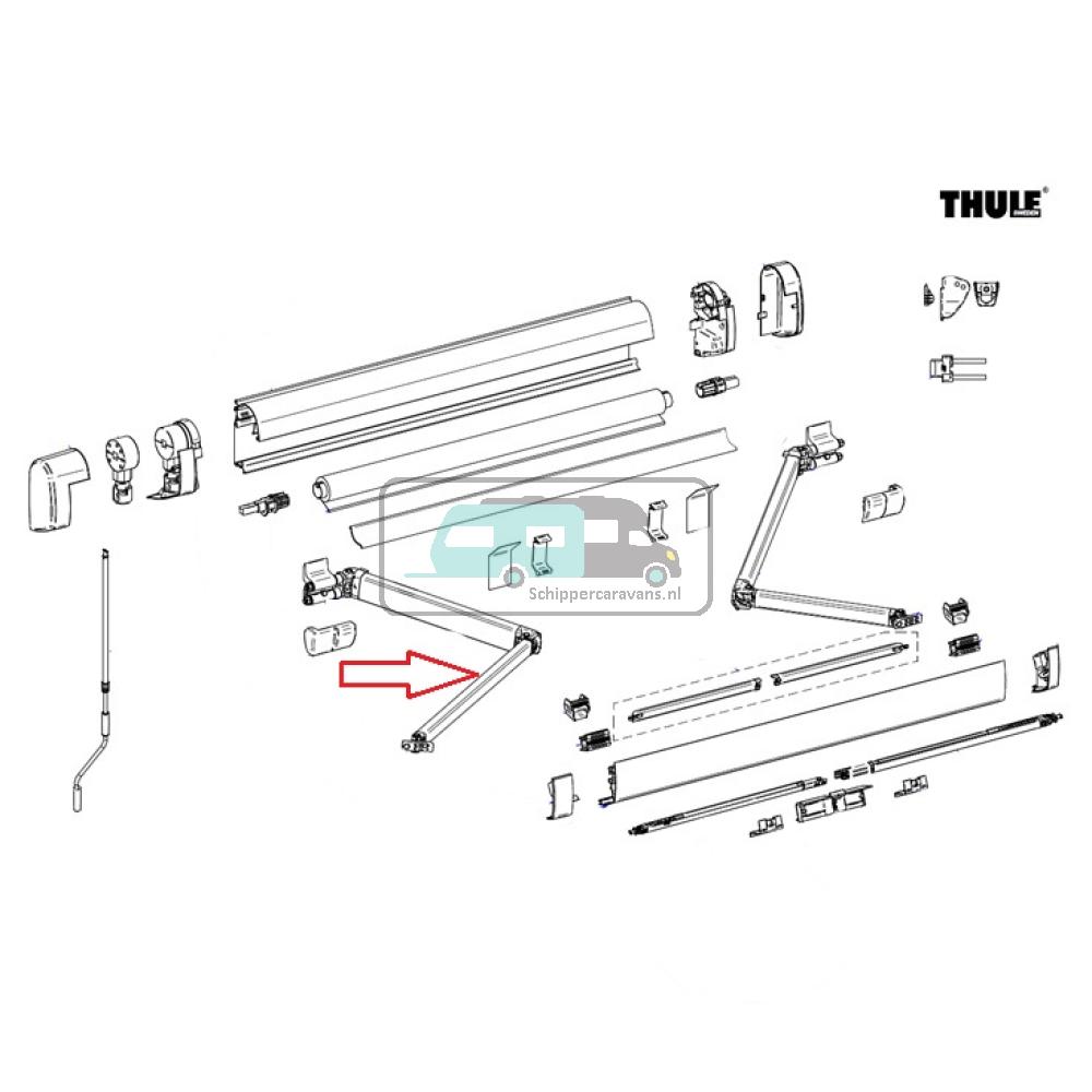 Thule LH Spring Arm Compleet 5200 2.60mtr